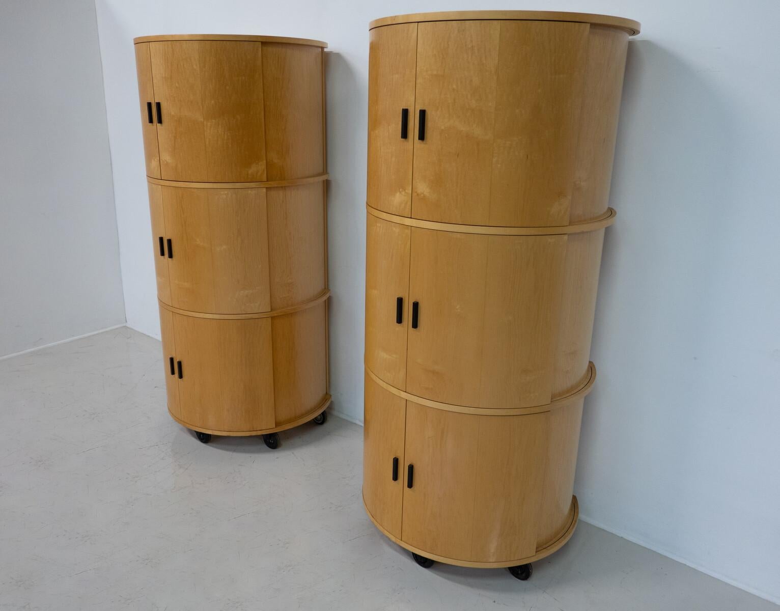 Mid-Century Modern Round Cabinets 'Big O' by Dirk Meylaerts, 1990s For Sale 5