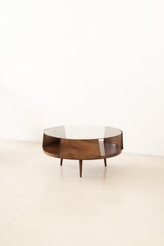 Mid-Century Modern Round Coffee table, by Susi Aczel and Martin Eisler, 1953.