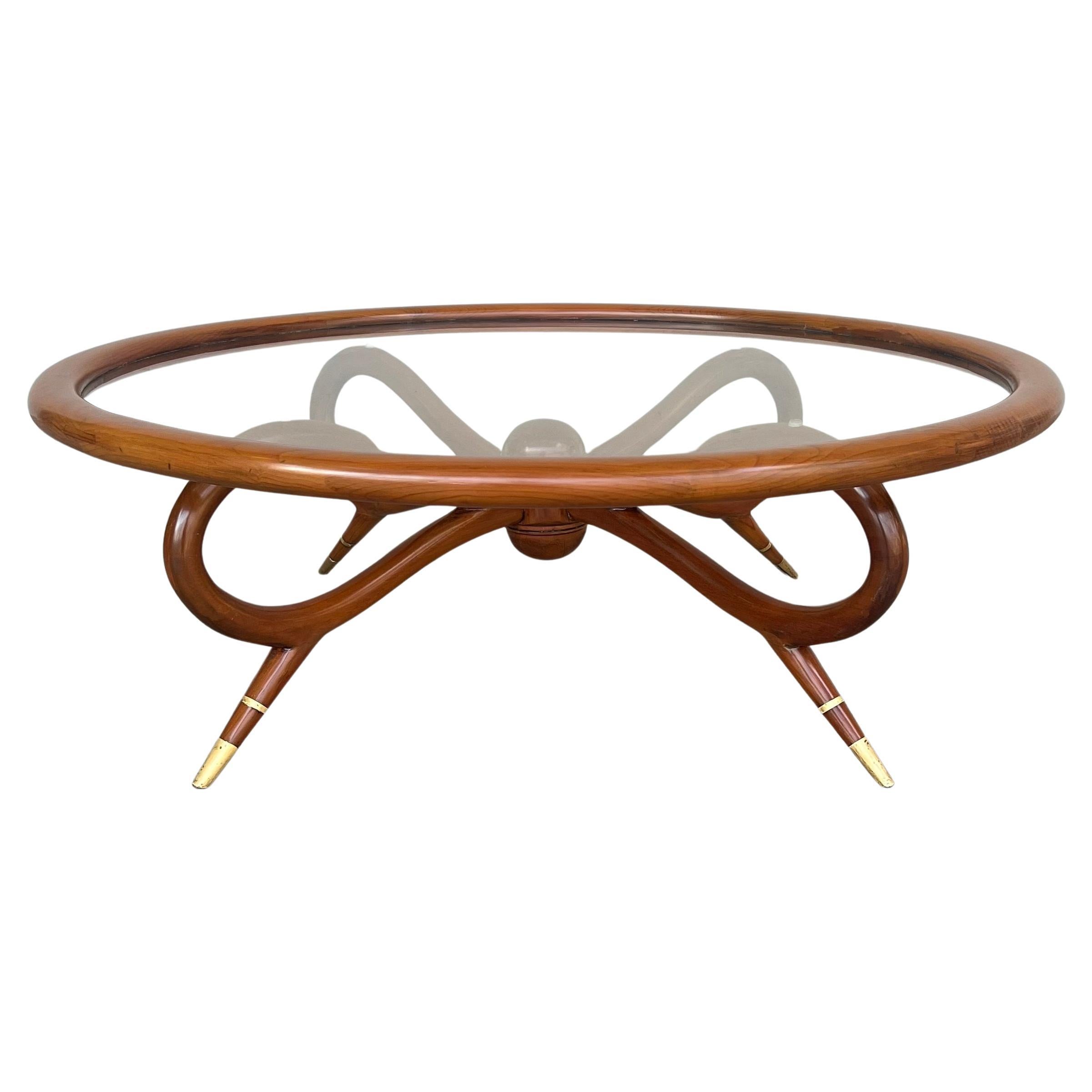 Mid-Century Modern Round Coffee Table