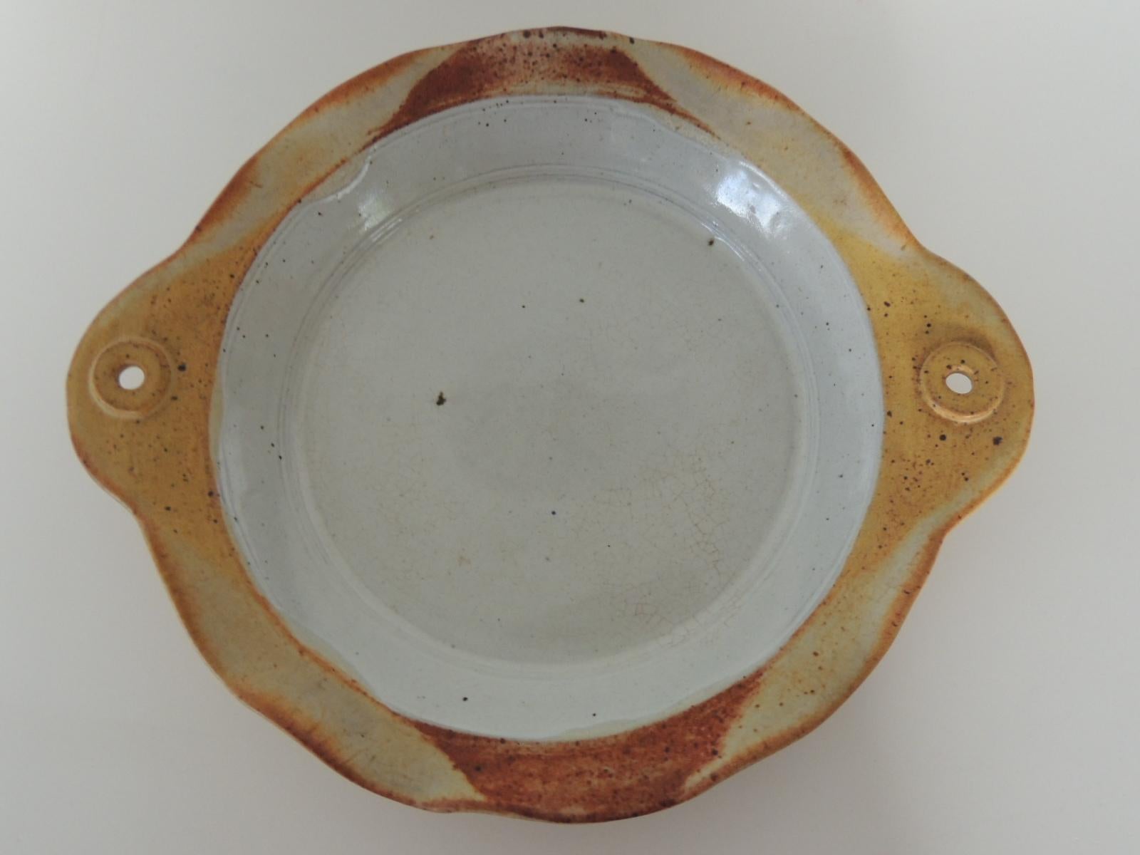 Country MCM Oval Earthenware Glazed Serving Bowl