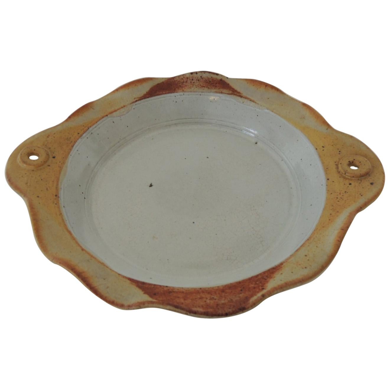 MCM Oval Earthenware Glazed Serving Bowl