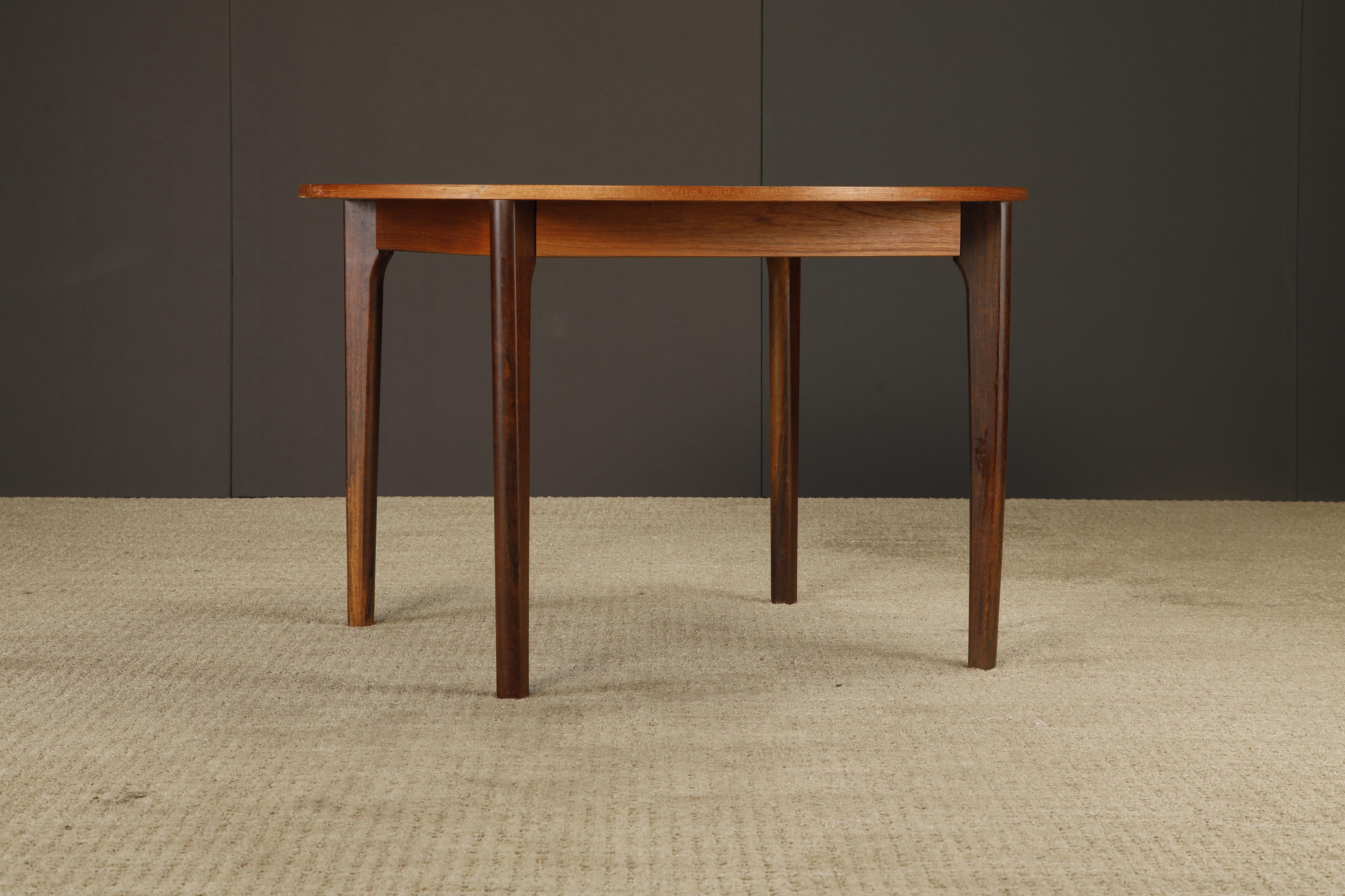 Mid-Century Modern Round Dining / Café / Game Table, Denmark, 1960s For Sale 6