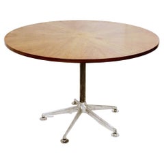 Mid Century Modern Round Dining Table by Ico Parisi for MIM Roma