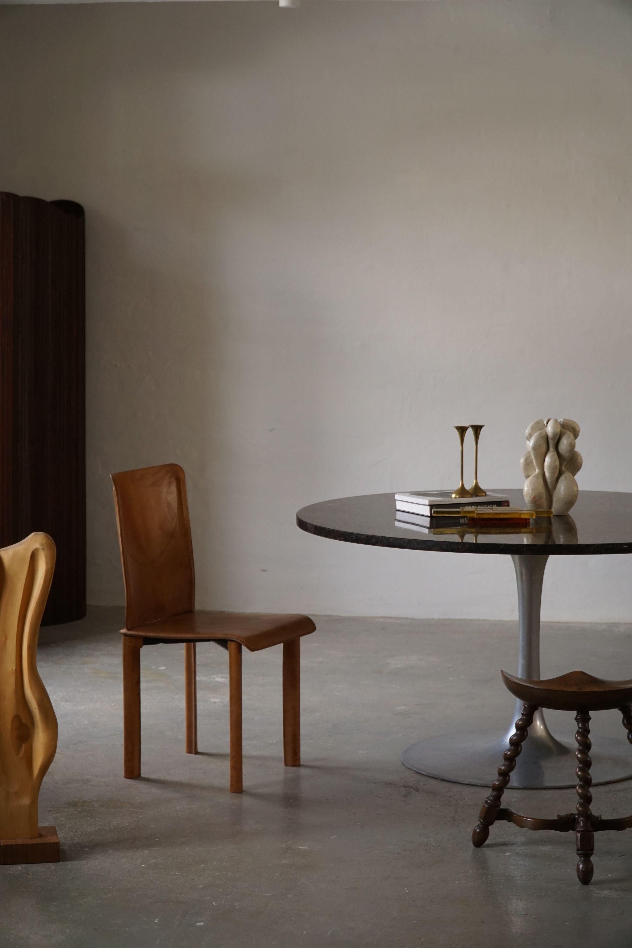 Mid-Century Modern, Round Dining Table in Granite, Tulip Style, Made in 1970s 3