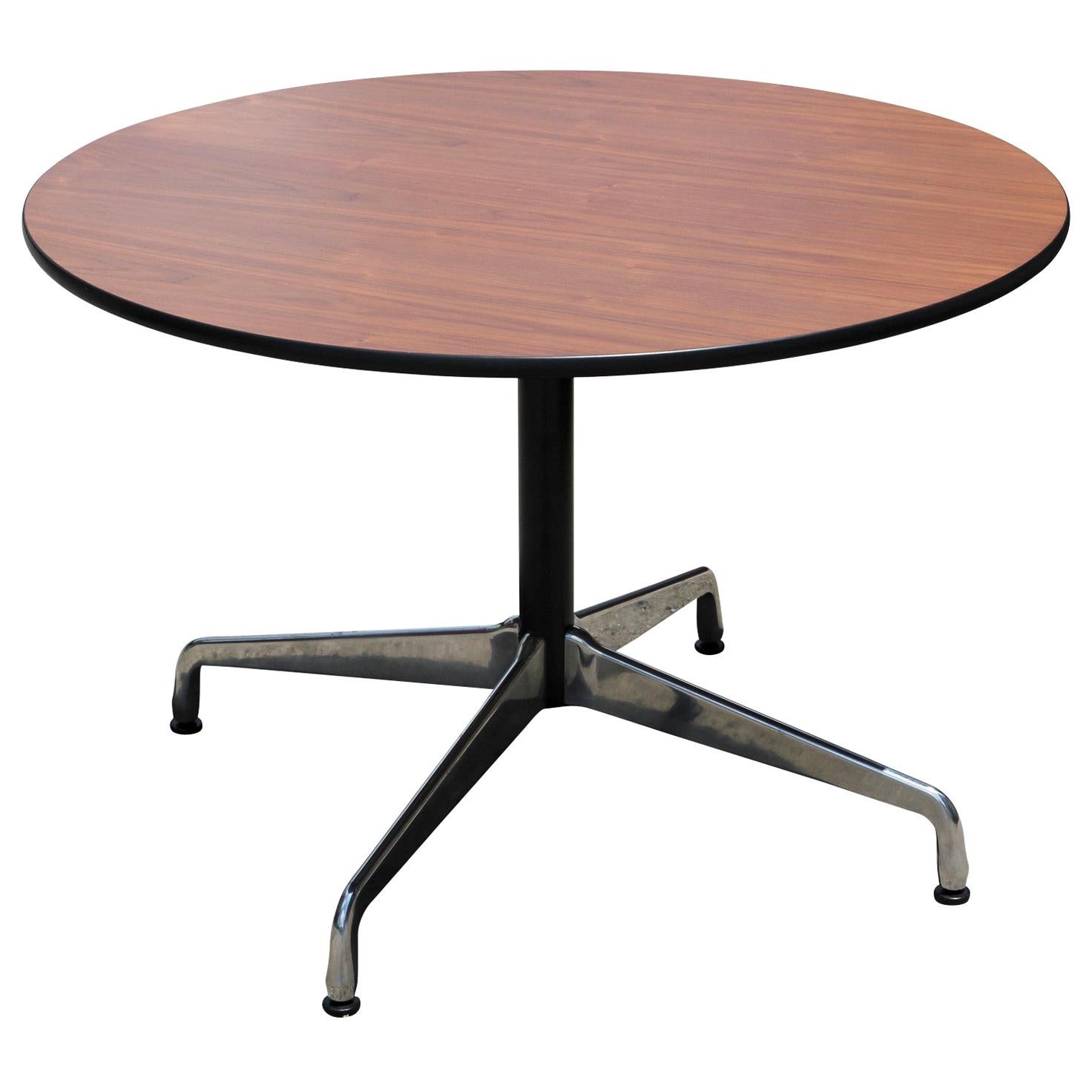Mid-Century Modern Round Eames Office Table