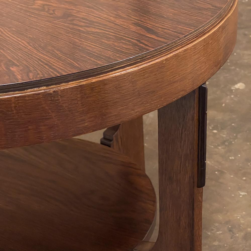 Mid-Century Modern Round End Table 3
