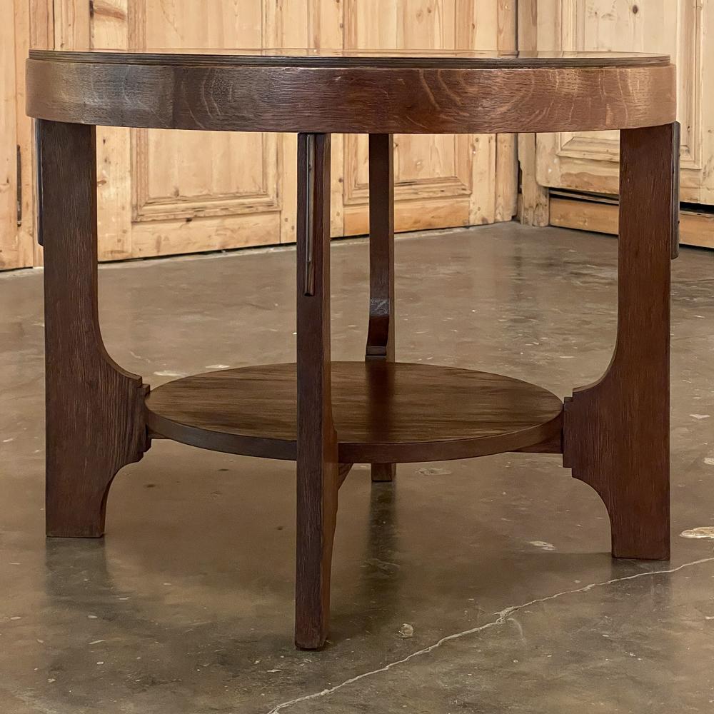Mid-Century Modern Round End Table 6