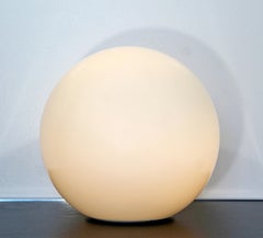 Mid-Century Modern Round Globe Table Lamp Sonneman Mayan Style, 1970s