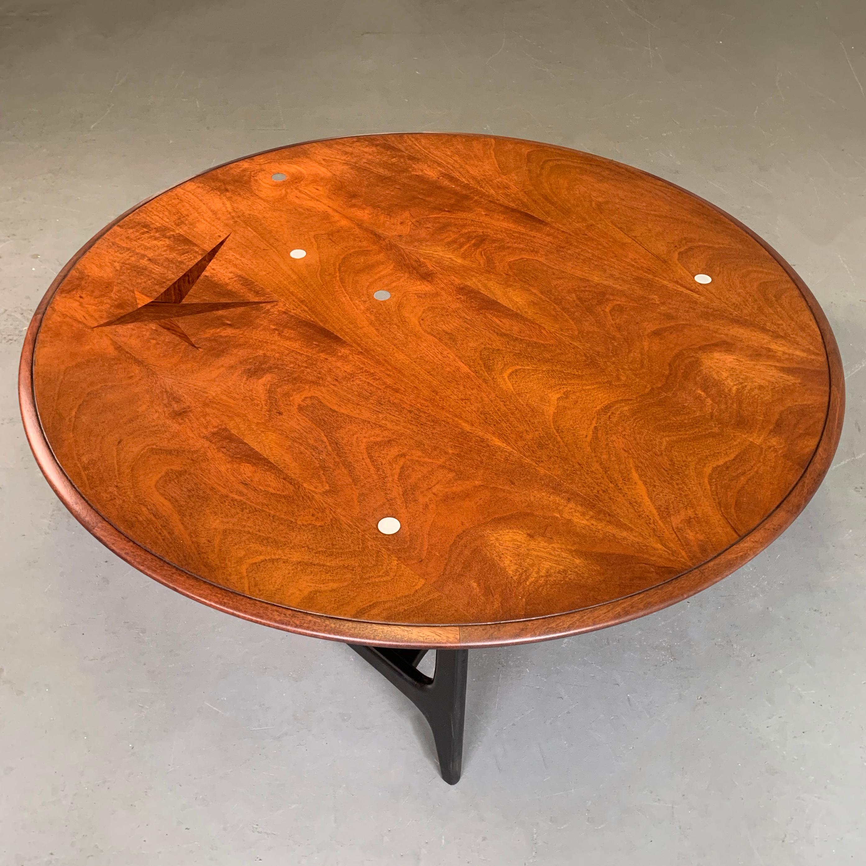 lane coffee table round