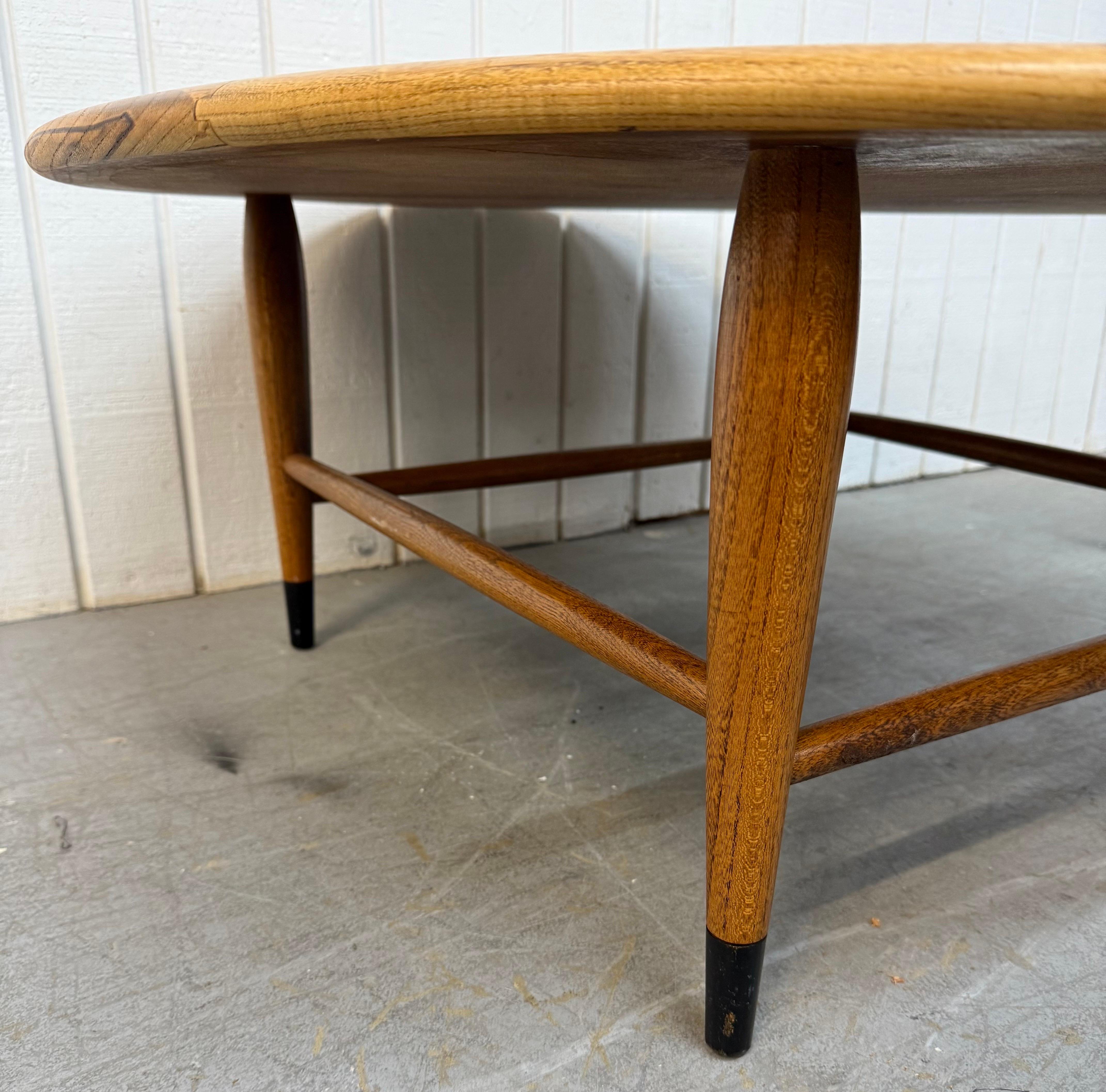 20th Century Mid-Century Modern Round Lane Acclaim Coffee Table For Sale