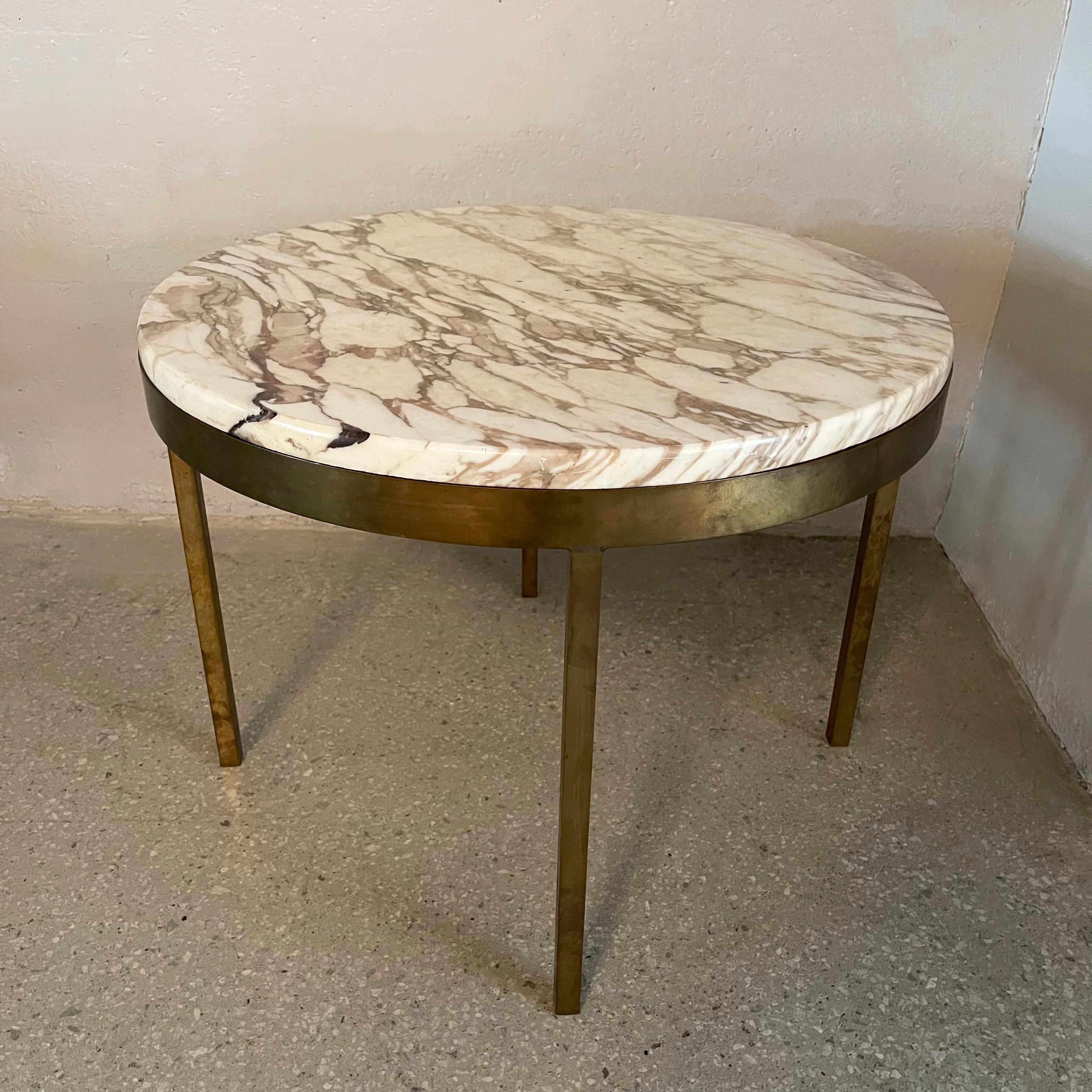 marble and bronze side table