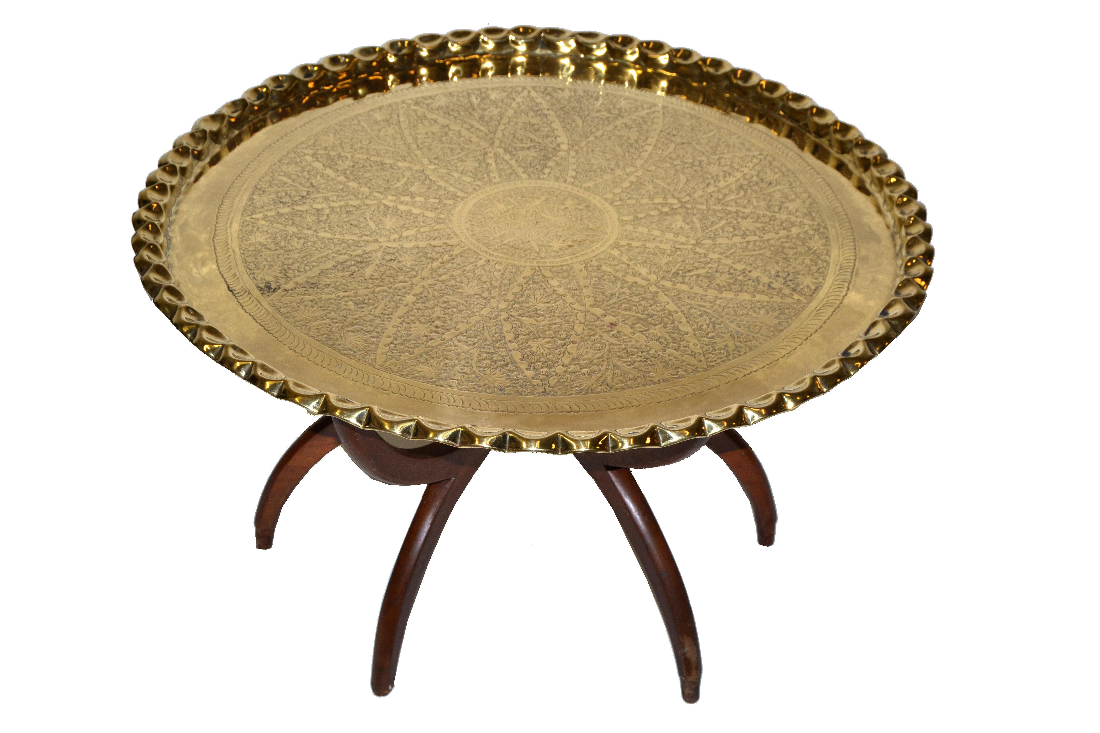 bronze tray coffee table