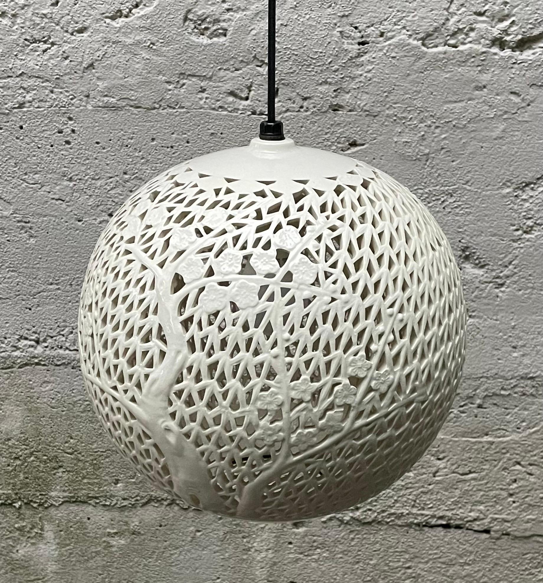 modern white pendant light