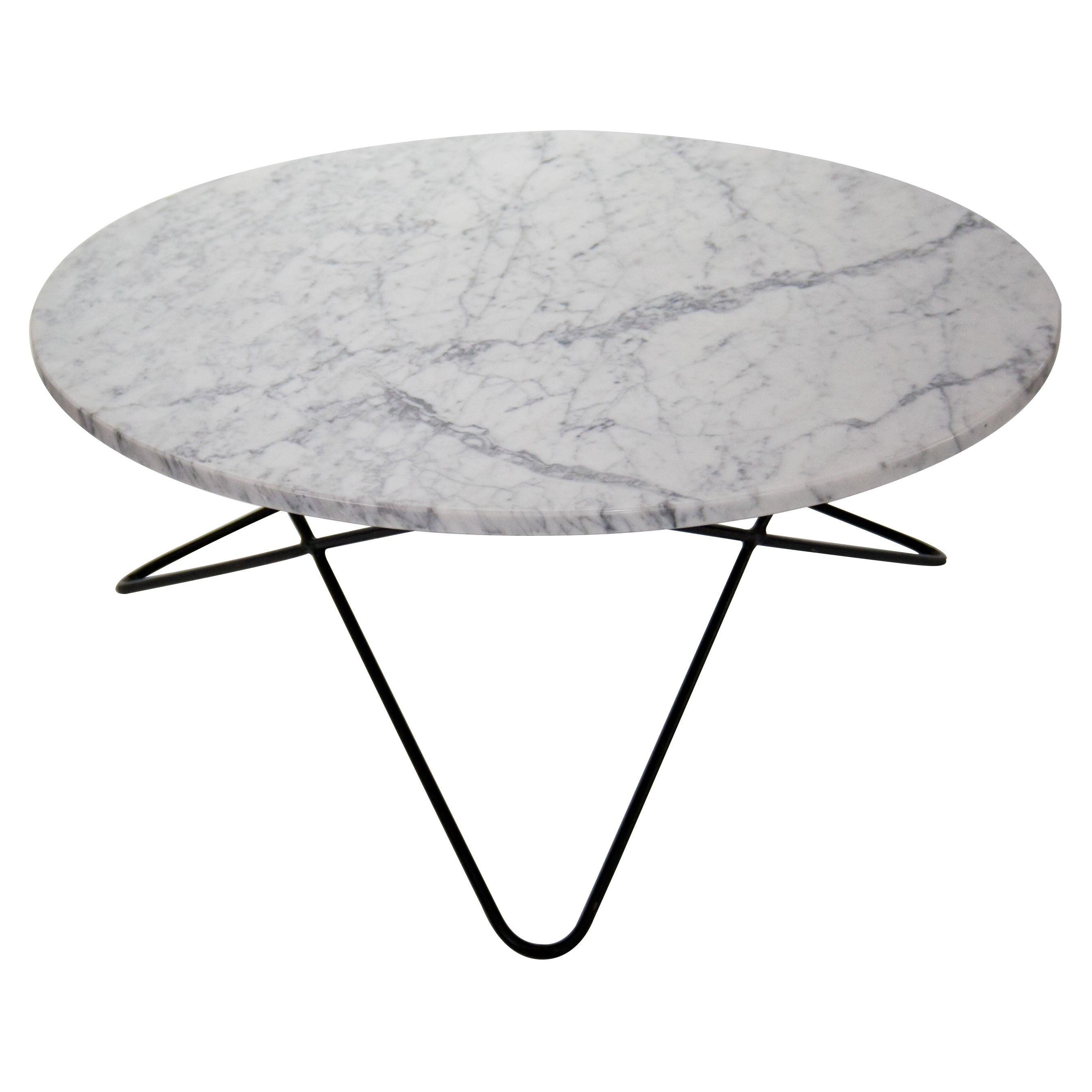 Mid-Century Modern Rounded Marble Center Table, Italy, 1950