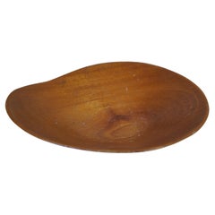 Mid-Century Modern Rude Osolnik Biomorphic Sculptural Mahogany Bowl