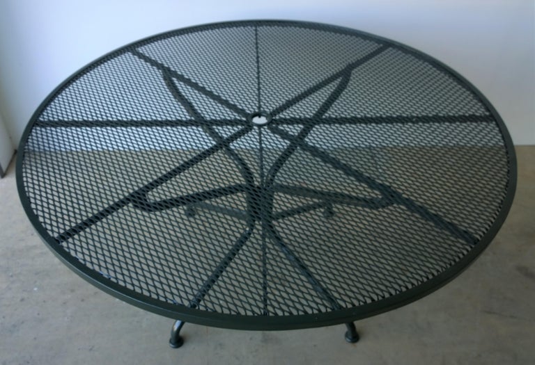 Mid-Century Modern Russell Woodard Arnold Palmer Patio Set of 4 Chairs and Table For Sale at 1stdibs