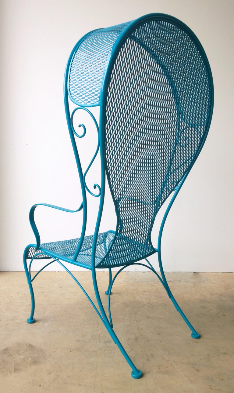 MidCentury Modern Russell Woodard Canopy Patio Chair Newly Painted