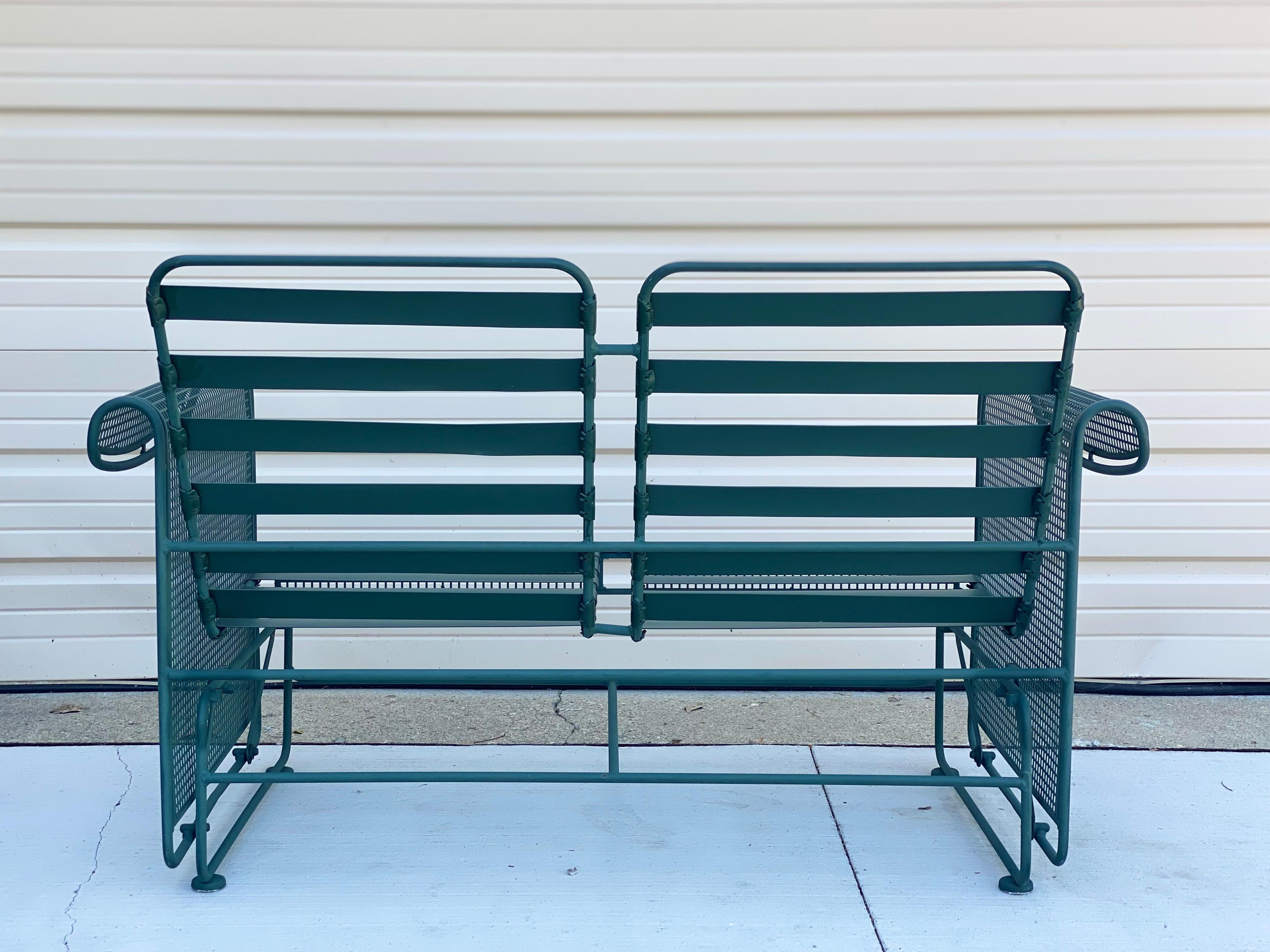 patio glider chair with ottoman