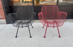 Mid-Century Modern Russell Woodard Sculptura Arm Chairs Outdoor / Indoor