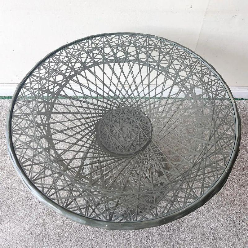 American Mid Century Modern Russell Woodard Spun Fiber Glass Dining Set - 3 Pieces