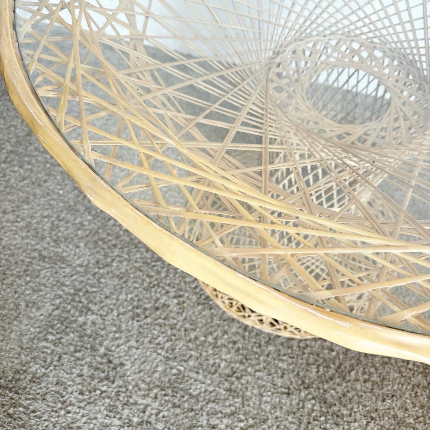 Mid Century Modern Russell Woodard Spun Fiber Glass Dining Set - 5 Pieces For Sale 4