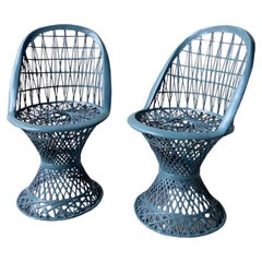 Mid Century Modern Russell Woodard Spun Fiberglass Dining Chairs