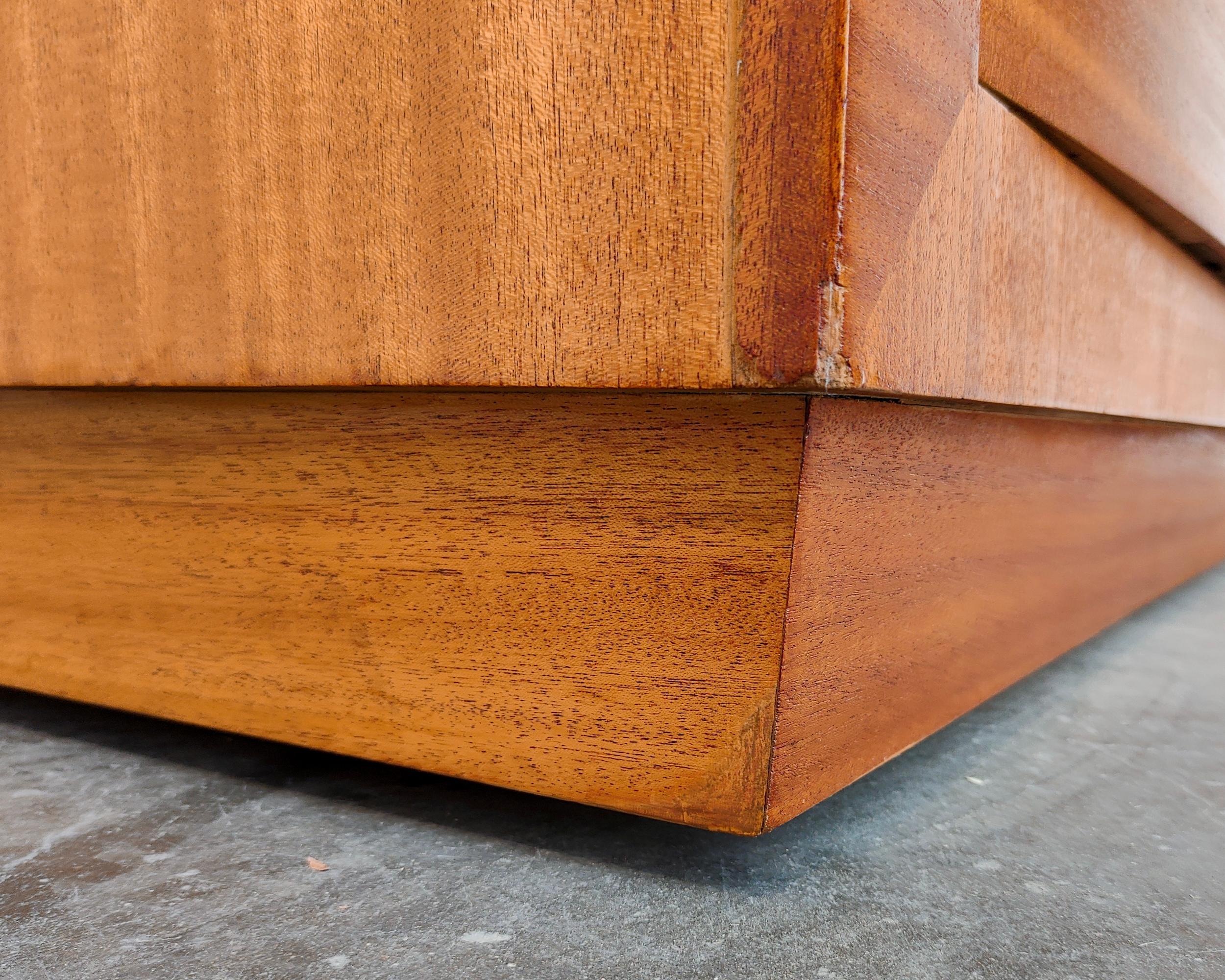 Mid-Century Modern Rway Mahogany Wood Lowboy Dresser 3