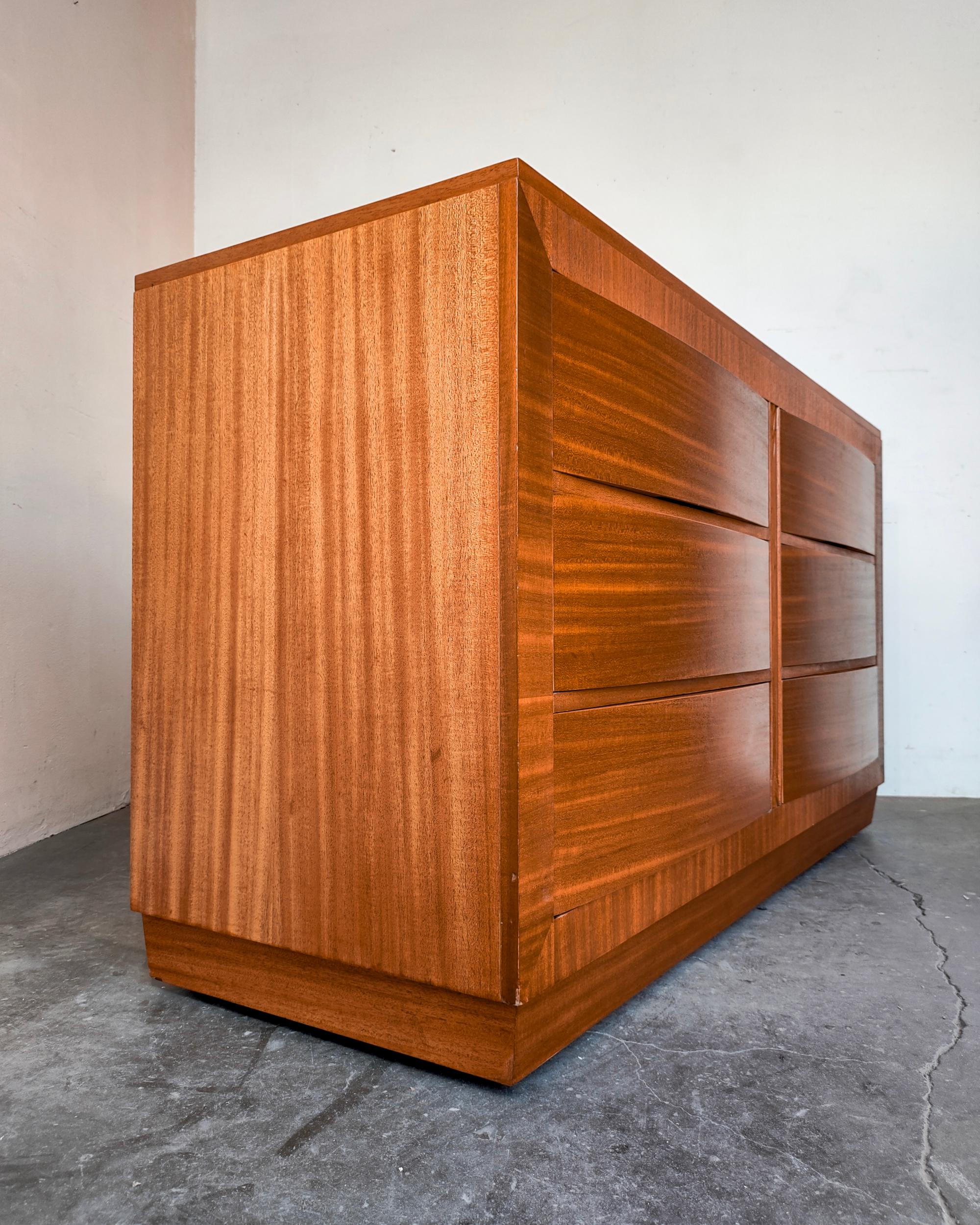 modern mahogany dresser