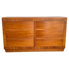 Vintage Mid-Century Modern Rway Mahogany Wood Lowboy Dresser