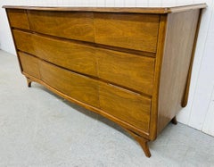 Mid-Century Modern Rway Walnut Triple Dresser