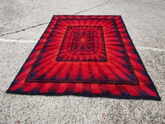 Mid Century Modern Rya Teppich von Siegel Teppich, Westdeutschland 1970er Jahre