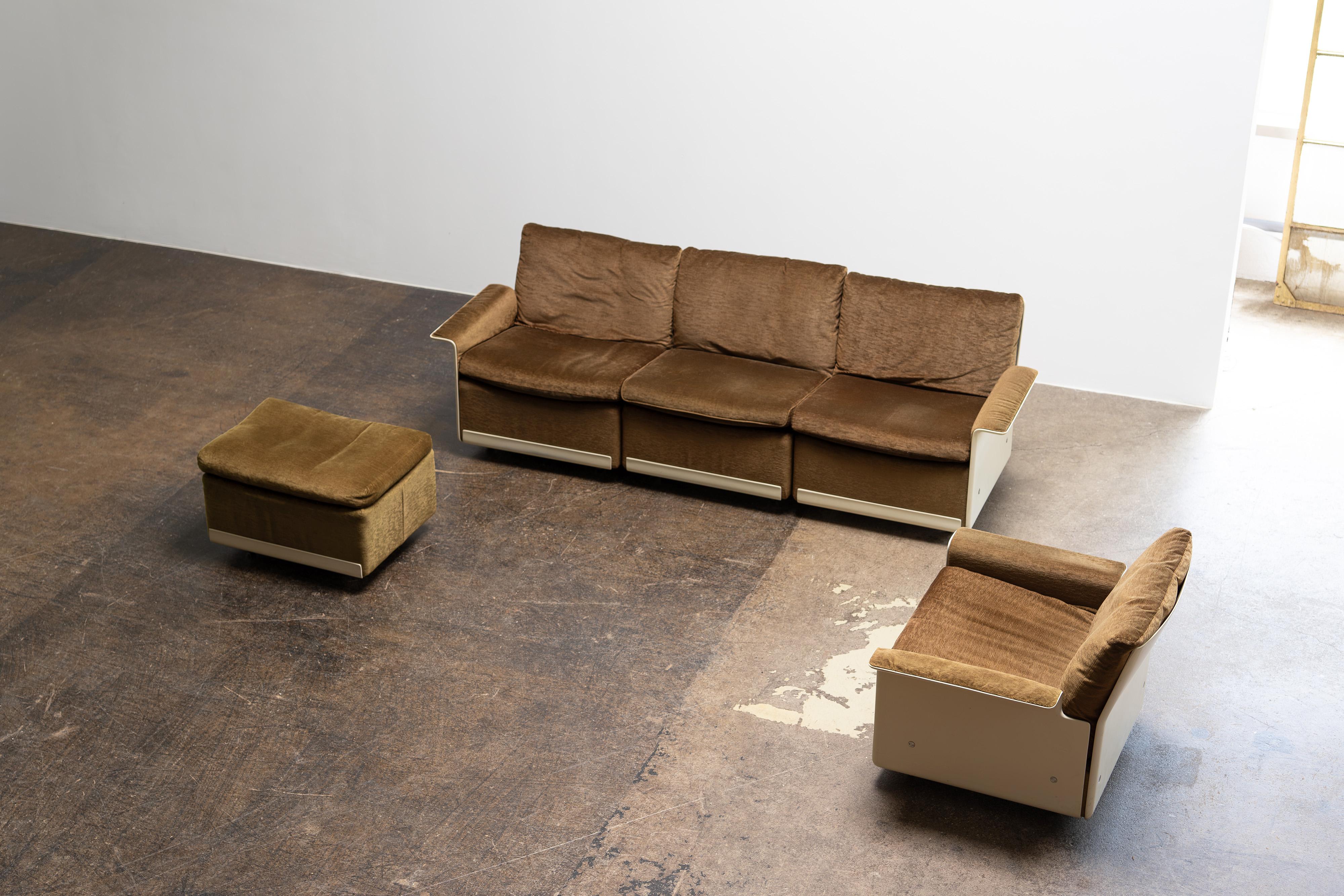 Allemand Ensemble de canapés RZ62 moderne du milieu du siècle dernier par Dieter Rams pour Vitsoe, 1962 en vente