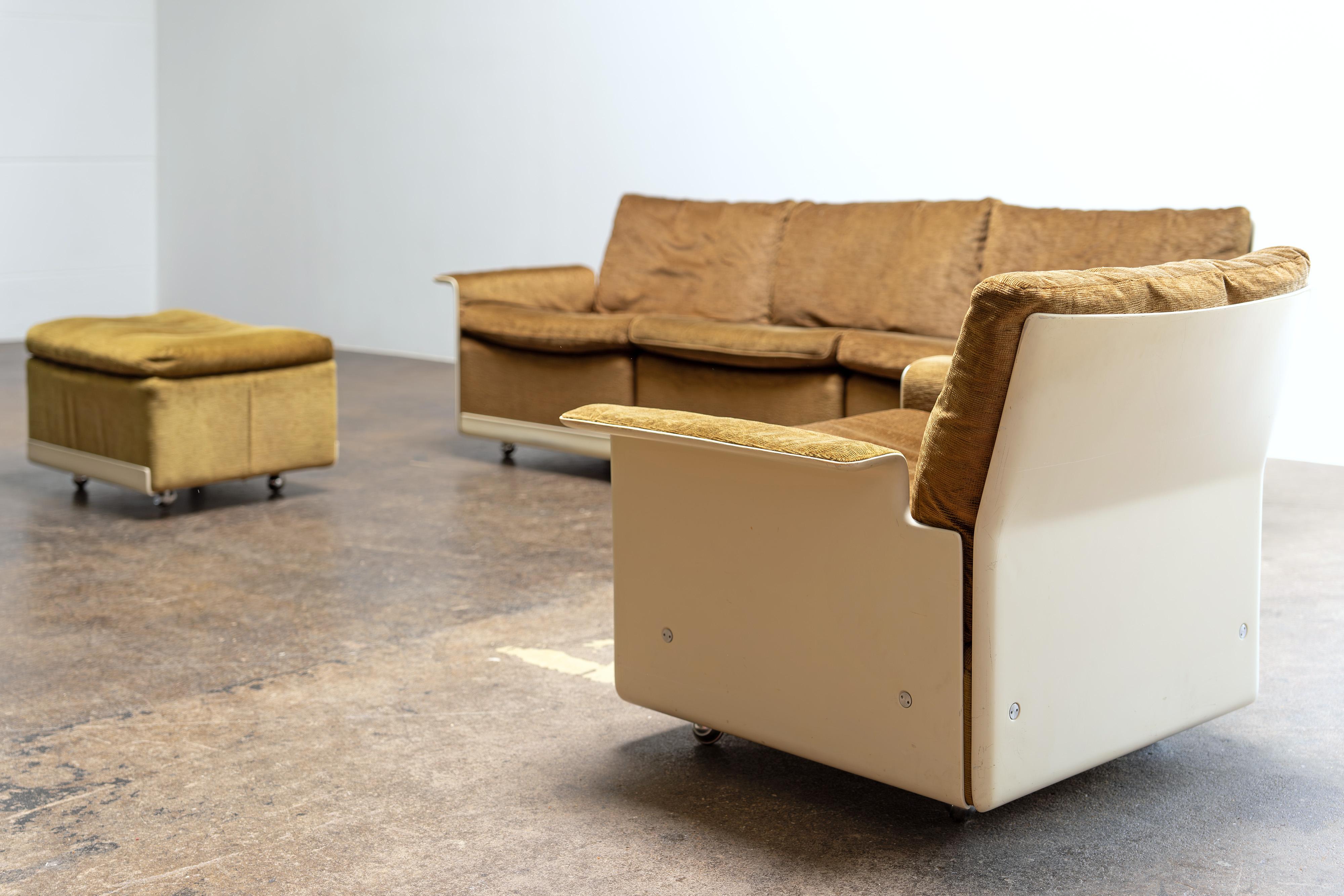 Tissu Ensemble de canapés RZ62 moderne du milieu du siècle dernier par Dieter Rams pour Vitsoe, 1962 en vente