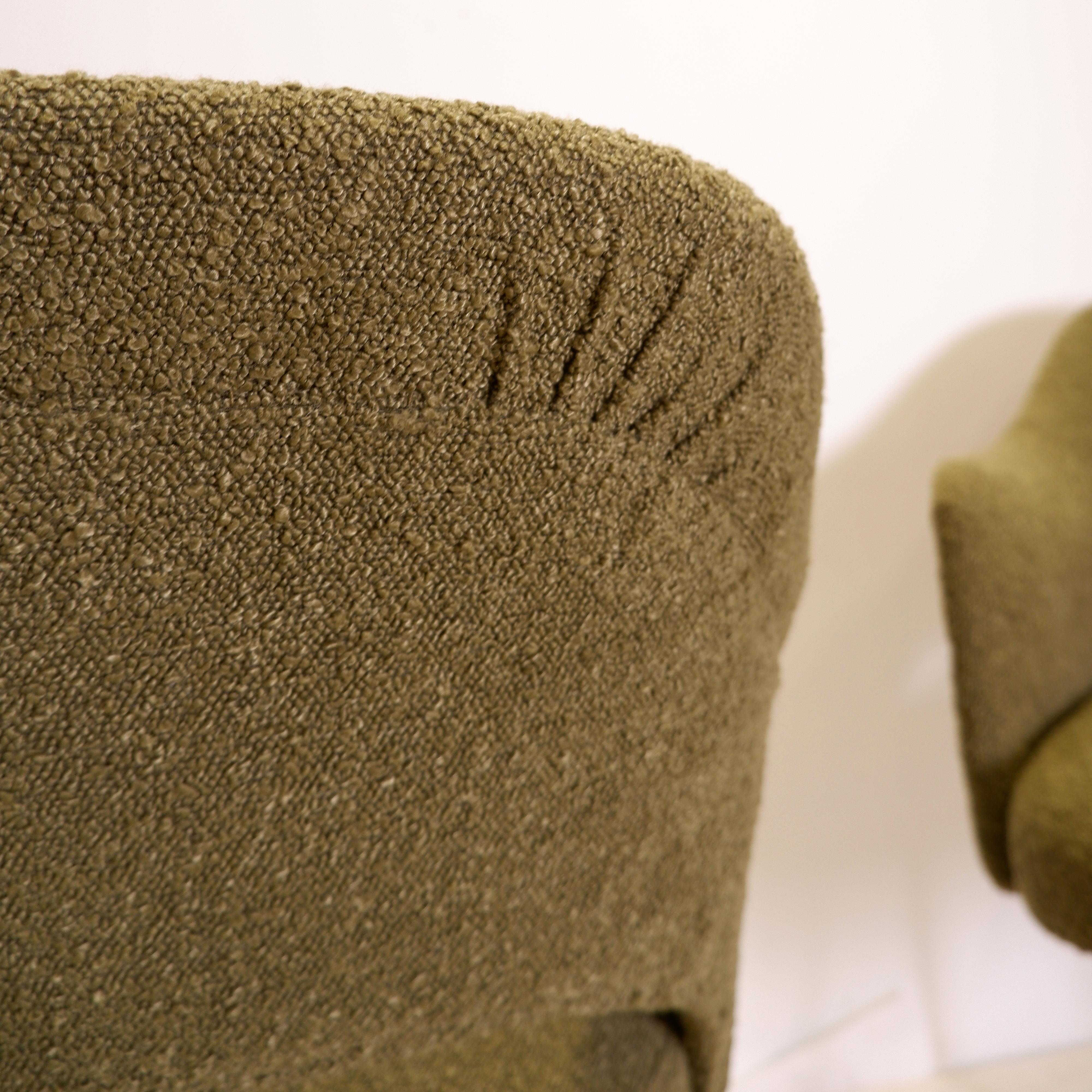 Poltrone Saarinen del Mid Century Modern, set di 2 &New Upholstery in vendita 2