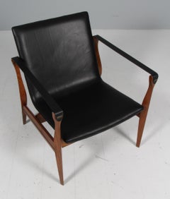 Moderner Safari-Loungesessel aus der Mitte des Jahrhunderts von Ebbe & Karen Clemmensen