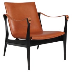 Fauteuil Safari moderne du milieu du siècle dernier par Ebbe & Karen Clemmensen