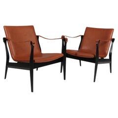 Mid-Century Modern Safari Lounge Chair by Ebbe & Karen Clemmensen