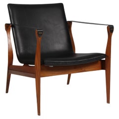 Mid-Century Modern Safari Lounge Chair by Ebbe & Karen Clemmensen