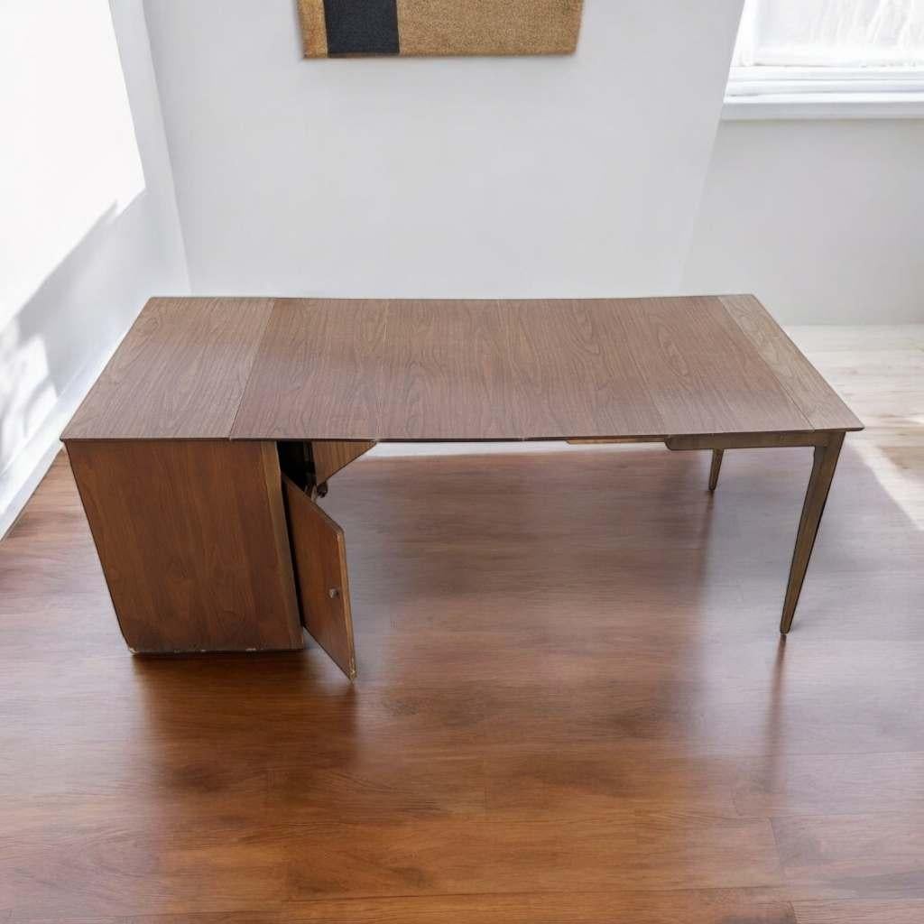 Mueble Saginaw Moderno de Mitad de Siglo Mesa de Comedor Convertible Extendomatic Cabina en venta 7