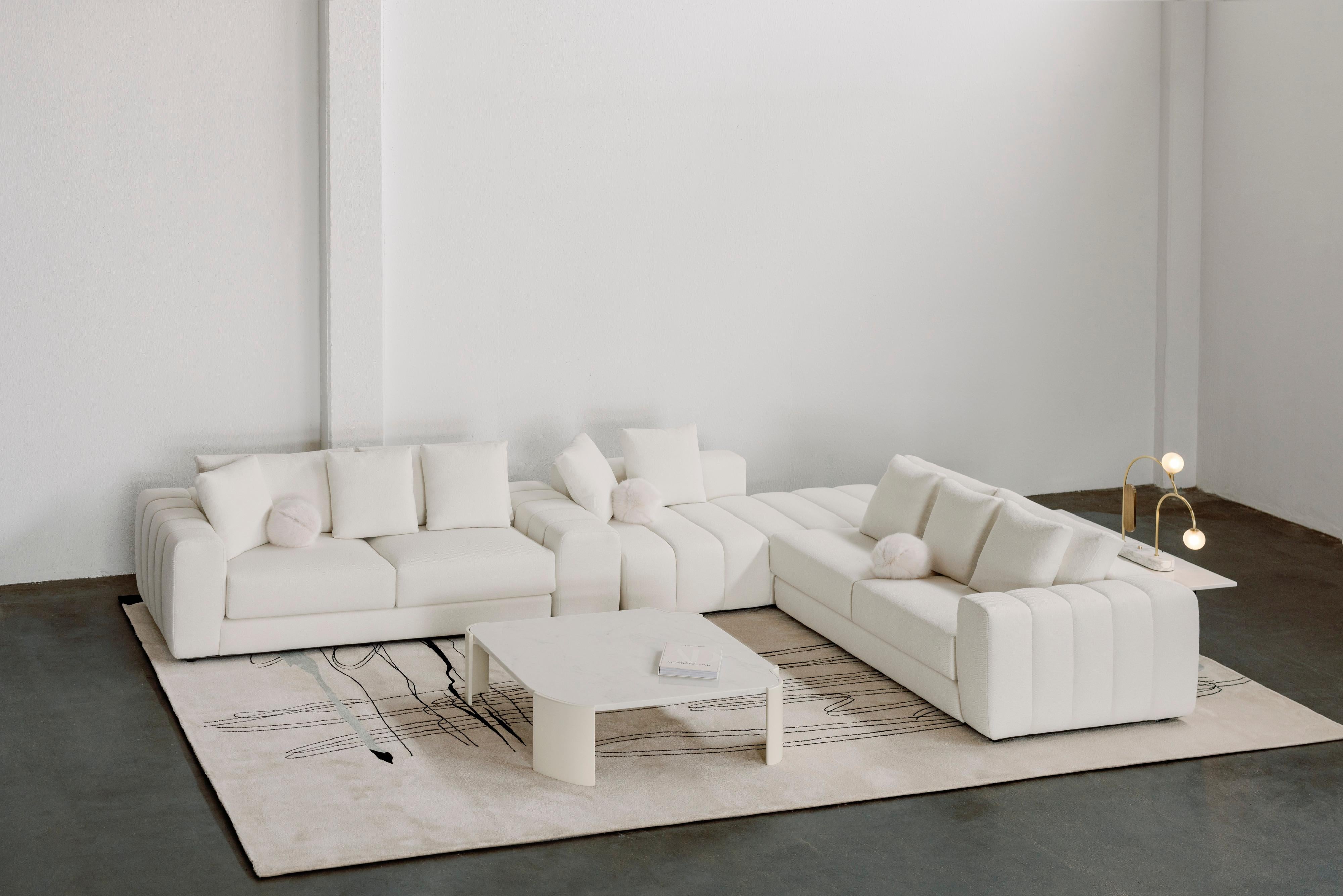 Mid-Century Modern Salemas Couchtische Sahara Noir Marmor Handmade Greenapple (21. Jahrhundert und zeitgenössisch) im Angebot