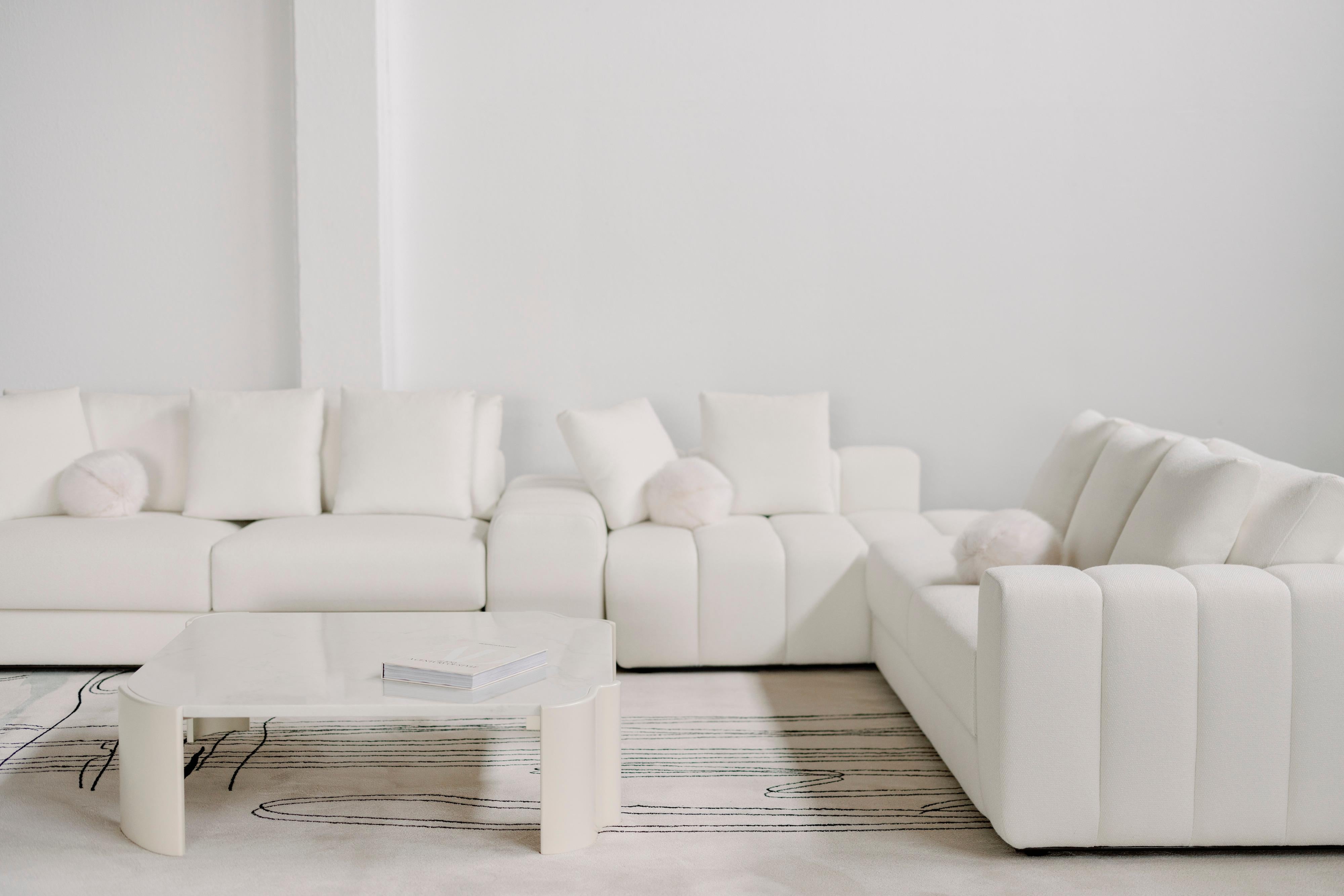 Mid-Century Modern Salemas coffee table, Contemporary Collection, Handcrafted in Portugal - Europe by Greenpple.

Salemas coffee table was designed to enhance the serene interior spaces of your home with its neutral colours and aesthetic. The lush
