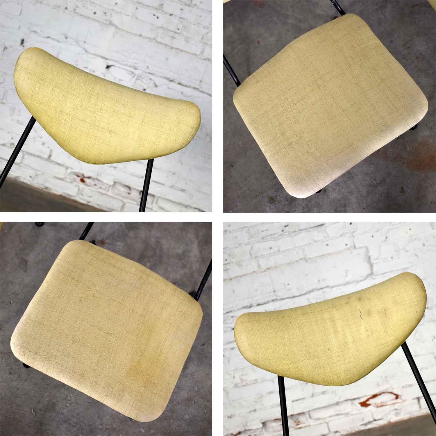 Salterini paire de chaises de salle à manger de patio Neva-Rust de style moderne du milieu du siècle dernier en vente 8