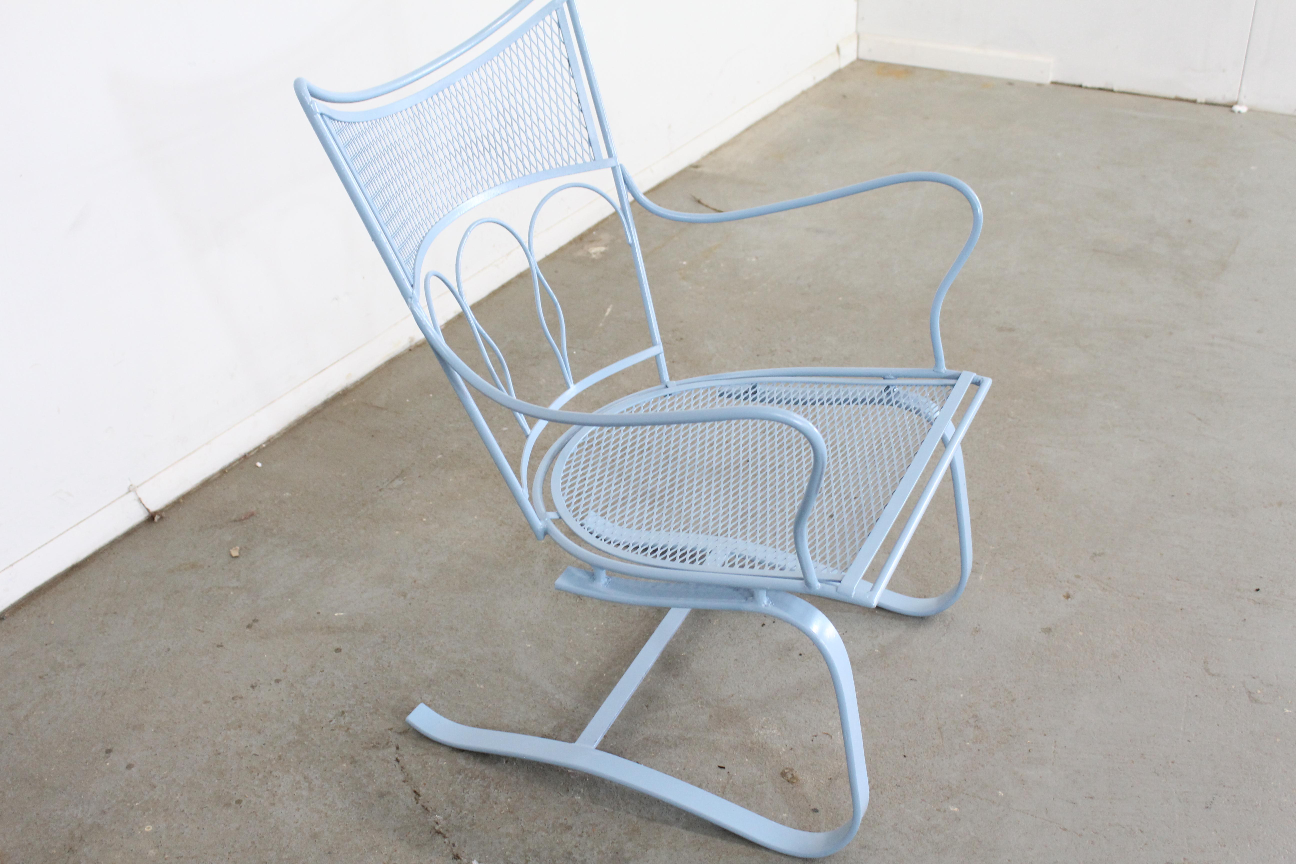 Salterini fauteuil de patio Springer Rocker moderne du milieu du siècle dernier en vente 3