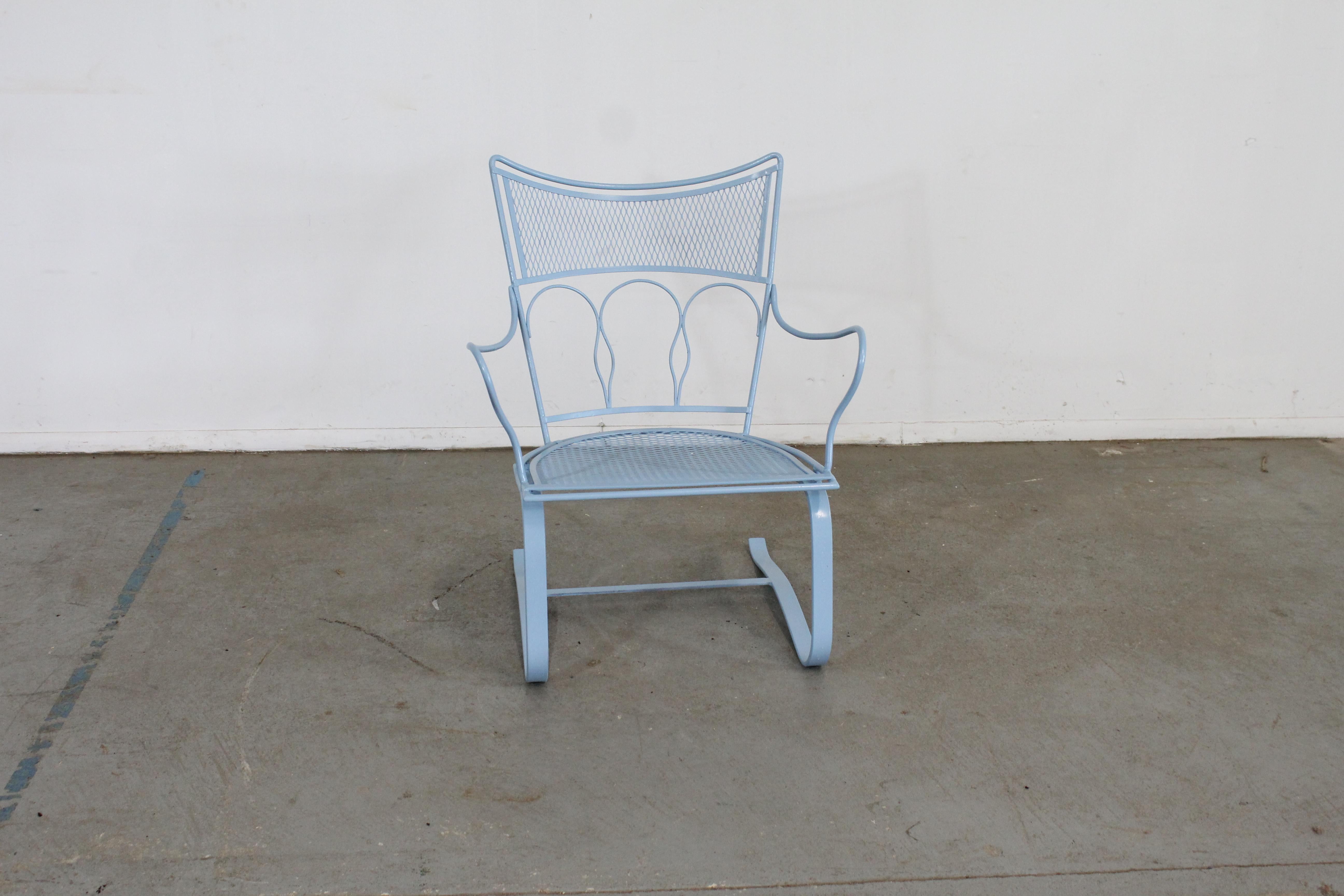Mid-Century Modern Salterini Springer Rocker Patio Lounge Chair For Sale 5