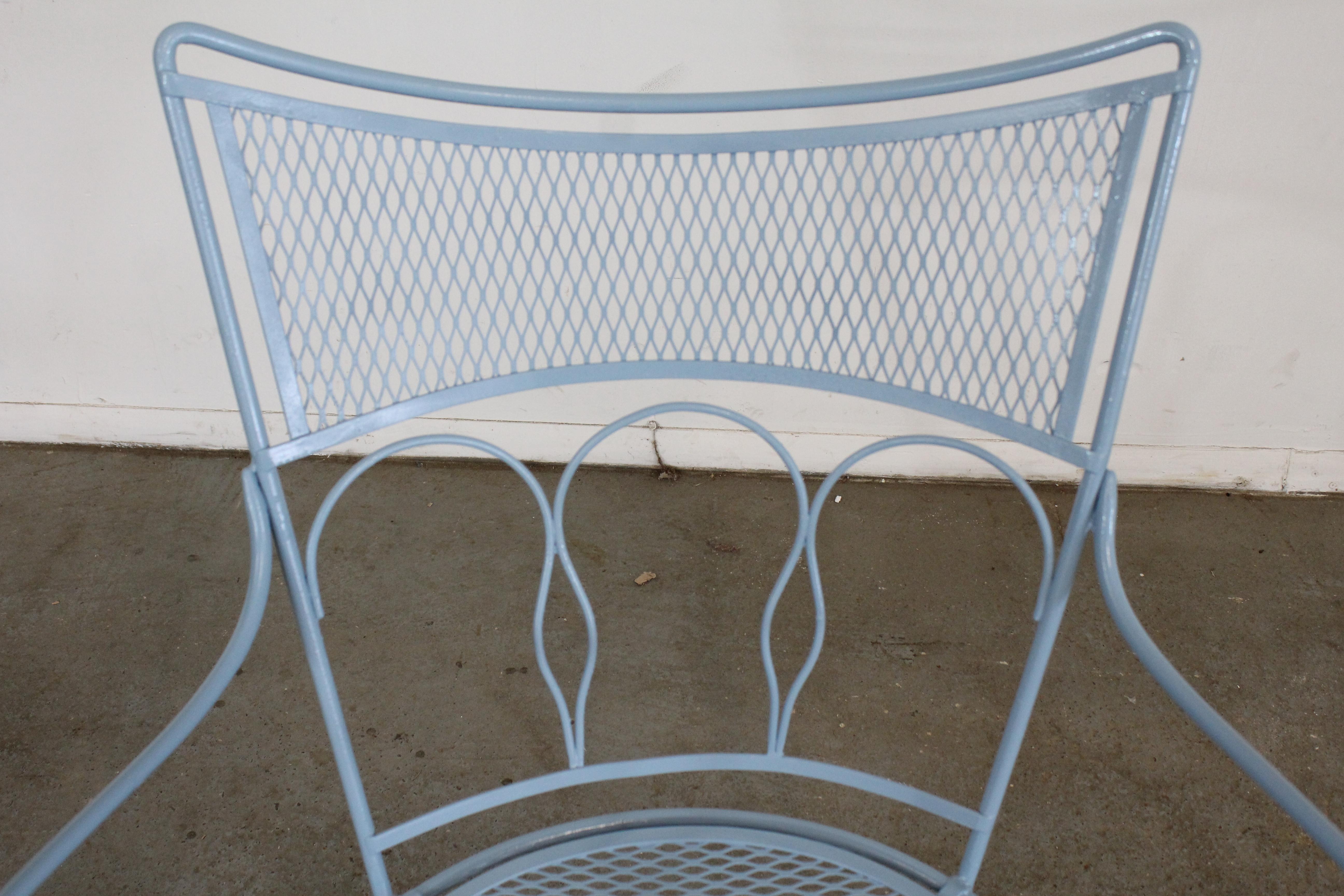 Milieu du XXe siècle Salterini fauteuil de patio Springer Rocker moderne du milieu du siècle dernier en vente