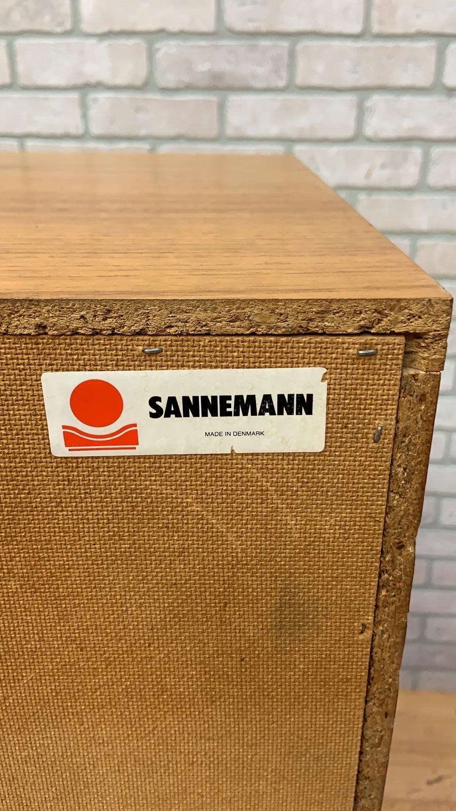 Mid-Century Modern Sannemann Danish Bachelor Wardrobe Chest For Sale 1