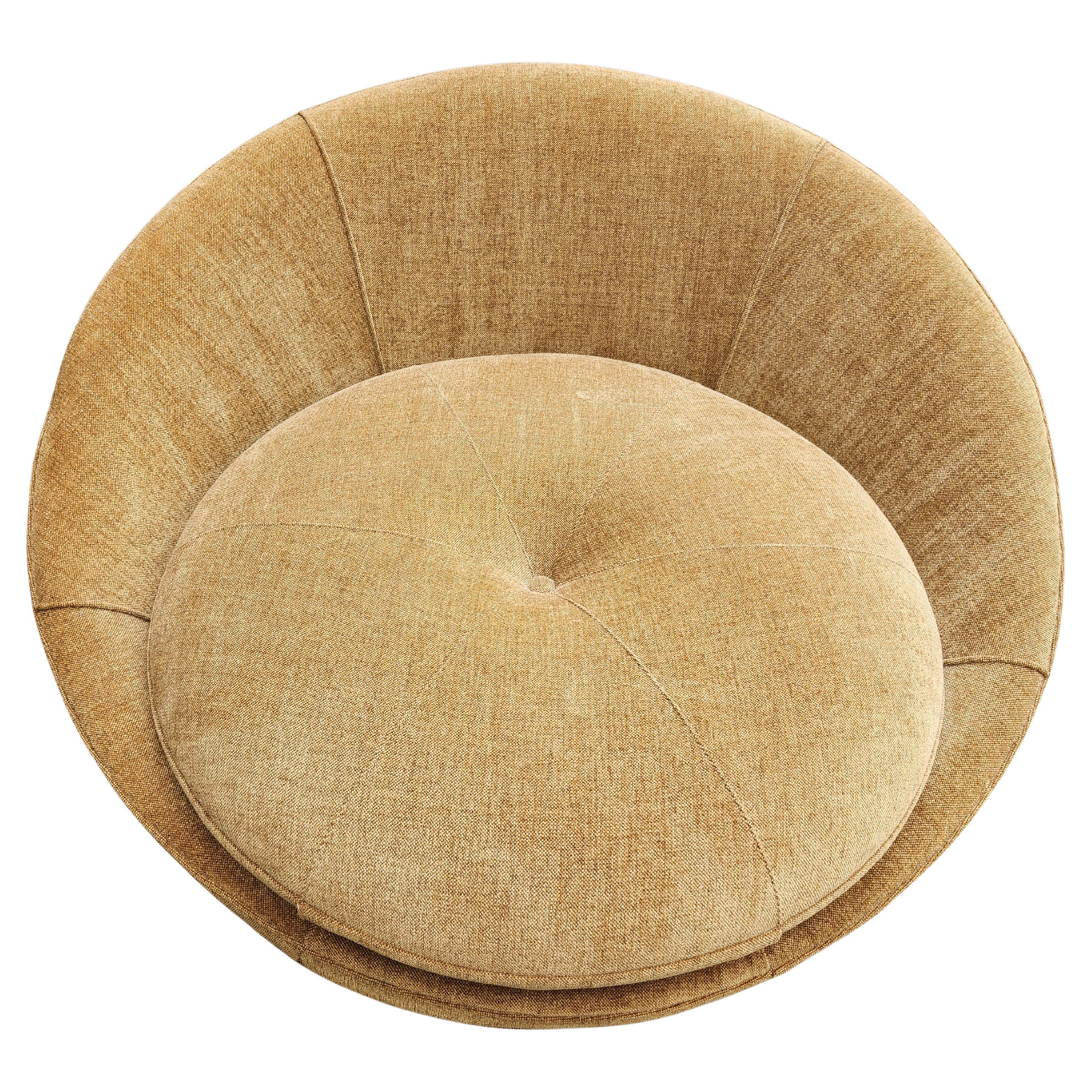 Fabric Mid Century Modern Satelite Lounge Chair by Milo Baughman for Thayer Coggin For Sale