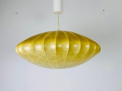 Mid-Century Modern Saucer Cocoon Pendant Lamp, 1960s