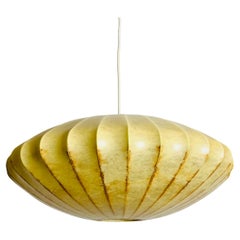 Mid-Century Modern Saucer Cocoon Pendant Lamp, 1960s