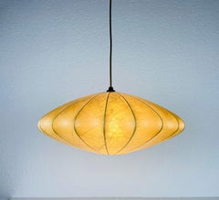 Mid-Century Modern Saucer Cocoon Pendant Lamp by George Nelson, 1960s